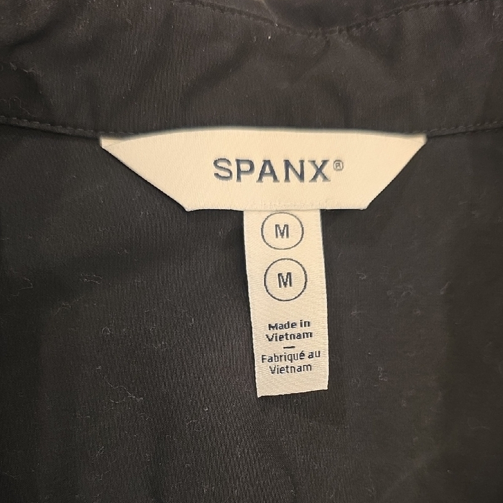 SPANX The Best Poplin Wrap Dress - Picture 3 of 11